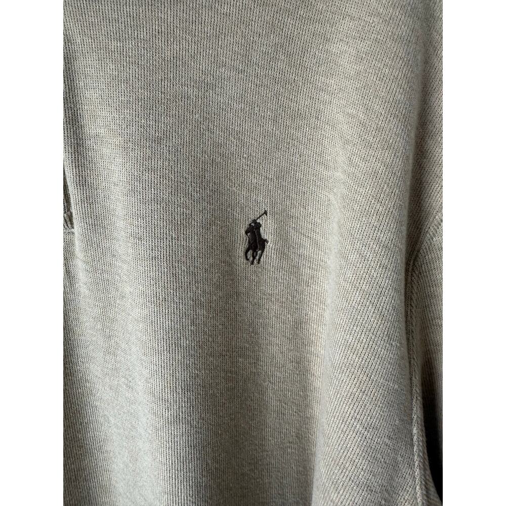 Polo Ralph Lauren Quarter Zip Mens Beige Sweater 2XL - Picture 6 of 8